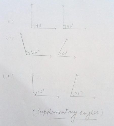 supplementary angles