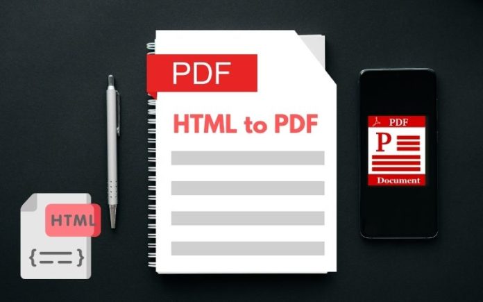 html to pdf