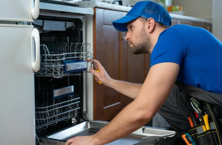 kitchen aid dishwasher not draining
