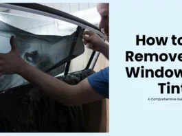 Remove Window Tint