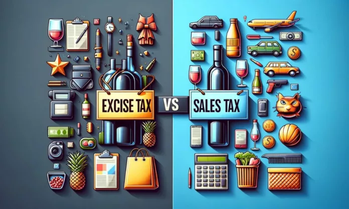 excise tax and sales tax