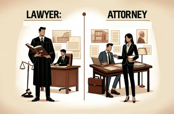 lawyer and attorney